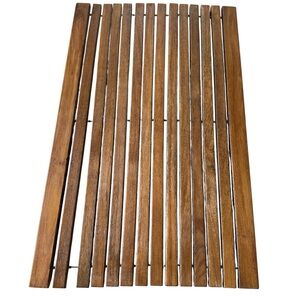 Solid Teak Wood String Spa Shower Mat